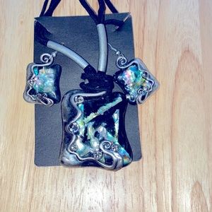 Funky style necklace set